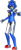 Size: 440x1067 | Tagged: safe, artist:nerey006, metal sonic, human, 3d, black sclera, humanized, mmd, partially humanized, robot, simple background, solo, transparent background