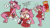 Size: 2880x1620 | Tagged: safe, artist:forsakenadventurer, amy rose, hedgehog, dress, freckles, hammer
