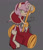 Size: 1207x1394 | Tagged: safe, artist:hejjihoku, amy rose, hedgehog, 2025, clenched teeth, dress, flat colors, grey background, hammer, holding something, leaning, looking offscreen, one eye closed, piko piko hammer, signature, simple background, solo, standing, tired
