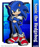 Size: 827x968 | Tagged: safe, artist:zeed_02, sonic the hedgehog