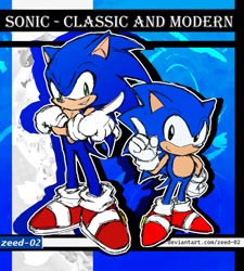 Size: 848x943 | Tagged: safe, artist:zeed_02, sonic the hedgehog