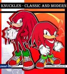 Size: 848x943 | Tagged: safe, artist:zeed_02, knuckles the echidna