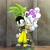 Size: 2160x2160 | Tagged: safe, artist:c0ngatime, lanolin the sheep, surge the tenrec, blushing, duo, female, magenta wisp, side hug, surgolin