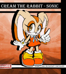 Size: 600x666 | Tagged: safe, artist:zeed_02, cream the rabbit