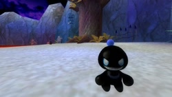 Size: 1366x768 | Tagged: safe, artist:undeadponysoldier, chao, sonic adventure 2, 3d, chao garden, dark chao, dark chao garden, garry's mod, gmod, solo
