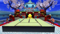 Size: 1366x768 | Tagged: safe, artist:undeadponysoldier, chao, human, sonic adventure 2, 3d, chao karate, crossover, dark chao, demoman, garry's mod, gmod, heavy, male, soldier