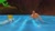 Size: 1366x768 | Tagged: safe, artist:undeadponysoldier, miles "tails" prower, fox, human, sonic adventure 2, 3d, best friends, chao race, duo, engineer, garry's mod, gmod, goggles, hanging out, male, shirtless, sitting, swimming, water