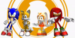 Size: 1256x636 | Tagged: safe, knuckles the echidna, miles "tails" prower, sonic the hedgehog, echidna, fox, hedgehog, rabbit, female, group, male, mmd