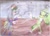 Size: 280x203 | Tagged: safe, artist:thunder-the-mouse, jet the hawk, oc, oc:thunder dark the hedgemouse, traditional media