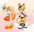 Size: 2621x2446 | Tagged: safe, artist:2003nekotenshi, cheese (chao), cream the rabbit, miles "tails" prower, chao, cream x tails, female, male, older, shipping, straight, trio