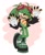 Size: 725x893 | Tagged: safe, artist:scourgefrontier, scourge the hedgehog, hedgehog, blue eyes, fingerless gloves, glasses, glasses on head, green fur, jacket, male, shoes, solo, sunglasses
