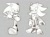 Size: 1000x746 | Tagged: safe, artist:scourgefrontier, shadow the hedgehog, sonic the hedgehog, hedgehog, duo, gloves, male, shoes