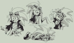 Size: 1172x676 | Tagged: safe, artist:scourgefrontier, scourge the hedgehog