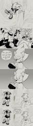 Size: 478x1796 | Tagged: safe, artist:scourgefrontier, scourge the hedgehog, oc, oc:meta the hedgehog