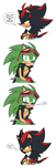 Size: 755x2242 | Tagged: safe, artist:scourgefrontier, scourge the hedgehog, shadow the hedgehog, hedgehog, comic, duo, english text, male