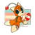 Size: 997x1000 | Tagged: safe, artist:sonicpridecorner, tails doll, cute, looking back, outline, signature, simple background, sitting, solo, trans pride, trans tails doll, transgender, transparent background