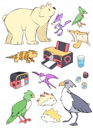 Size: 1600x2200 | Tagged: safe, artist:pauldrawsart, bark the polar bear, bean the dynamite, chaos, e-102 gamma, e-123 omega, jet the hawk, nack the weasel, ray the flying squirrel, shadow the hedgehog, sonic the hedgehog, storm the albatross, super shadow, super sonic, trip the sungazer, wave the swallow, chao, super form