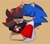 Size: 1100x961 | Tagged: safe, artist:m9nwh0r3, shadow the hedgehog, sonic the hedgehog, 2023, beige background, bisexual, bisexual pride, branded clothes, clothes, cute, demiboy, demiboy pride, duo, eyes closed, face paint, gay, heart, hugging, hugging from behind, metallica, mlm pride, pride, shadow x sonic, shadowbetes, shipping, shirt, smile, sonabetes, trans male, trans pride, transgender
