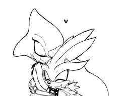 Size: 896x683 | Tagged: safe, artist:ok0wwy7, espio the chameleon, silver the hedgehog, espio x silver