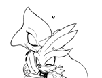 Size: 896x683 | Tagged: safe, artist:ok0wwy7, espio the chameleon, silver the hedgehog, cute, duo, espio x silver, eyes closed, gay, heart, hugging, line art, shipping, silvio, simple background, smile, white background