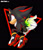 Size: 832x960 | Tagged: safe, artist:nonicpower, shadow the hedgehog, hedgehog, chaos emerald, male, solo