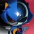 Size: 2048x2048 | Tagged: safe, artist:0ni91ri, metal sonic, 2025, english text, gradient background, heart, looking at viewer, robot, solo, two sides