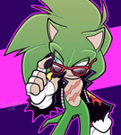Size: 727x807 | Tagged: safe, artist:scourgefrontier, scourge the hedgehog