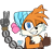 Size: 871x787 | Tagged: safe, artist:sonicpridecorner, miles "tails" prower, sails, 2025, flat colors, looking at viewer, signature, simple background, smile, solo, thumbs up, transgender, transmasc pride, transmasculine, transparent background, v sign, wink