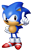 Size: 592x908 | Tagged: safe, artist:tokeitime, sonic the hedgehog, hedgehog, 2011, classic sonic, classic sonic (universe), looking at viewer, male, pointing, redraw, simple background, smile, solo, sonic the hedgehog 3, sonic the hedgehog 3 hd, standing, transparent background