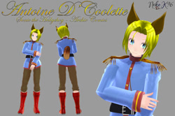 Size: 1097x728 | Tagged: safe, artist:petite-neko-kitsune, antoine d'coolette, human, humanized, mmd