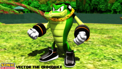 Size: 1192x670 | Tagged: safe, artist:sab64, vector the crocodile