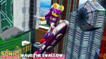 Size: 1192x670 | Tagged: safe, artist:sab64, wave the swallow, 3d, extreme gear, grand metropolis, solo