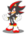 Size: 827x1016 | Tagged: safe, artist:trungtranhaitrung, shadow the hedgehog, hedgehog, flat colors, male, simple background, solo, transparent background