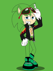 Size: 828x1104 | Tagged: safe, artist:nashiothepenguin, scourge the hedgehog, human, humanized
