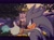 Size: 2096x1569 | Tagged: safe, artist:vesperiian, silver the hedgehog, bird, eagle, hedgehog, sonic the hedgehog (2006), castle, cloud, clouds, glowing, grass, kingdom valley, male, ruins, screenshot background, smiling, solo, telekinesis, tree