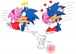 Size: 2048x1456 | Tagged: safe, artist:jp_tabby14, amy rose, sonic the hedgehog