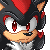 Size: 50x50 | Tagged: safe, artist:nuffiearts, shadow the hedgehog, 2013, animated, blinking, frown, gif, icon, looking at viewer, low res, pixel art, solo