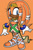 Size: 682x1049 | Tagged: safe, artist:blackeditsgalore, artist:yuji uekawa, editor:blackeditsgalore, tikal, 2025, alternate version, black edit, dark skin, edit, looking at viewer, orange background, simple background, smile, solo, standing, uekawa style
