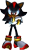 Size: 1084x1860 | Tagged: safe, artist:blackeditsgalore, editor:blackeditsgalore, shadow the hedgehog, sonic adventure 2, 2023, 3d, arms folded, black edit, dark skin, edit, looking at viewer, no mouth, simple background, solo, standing, transparent background