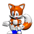 Size: 1980x1980 | Tagged: safe, artist:tjtheredgator, miles "tails" prower, 2024, 3d, blender (medium), blue shoes, classic tails, hand on hip, looking at viewer, mouth open, open smile, simple background, smile, smiling at viewer, solo, standing, transparent background