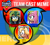 Size: 1196x1080 | Tagged: safe, artist:bright-rose, matilda the armadillo, saffron bee, armadillo, bee, sonic heroes, 2024, chameleon, fly type icon, liza the chameleon, meme, power type icon, speed type icon, team cast meme, trio