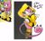 Size: 1996x1846 | Tagged: safe, artist:thebrave, lizard, 2025, abstract background, chameleon, female, liza the chameleon, rain, raincoat, reference inset, signature, solo, standing