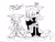Size: 4000x3000 | Tagged: safe, artist:fartist2020, fiona fox, miles "tails" prower, dialogue, english text, line art, puddle, simple background, text, water, wet, white background