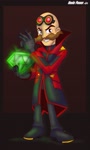 Size: 1082x1807 | Tagged: safe, artist:nonicpower, robotnik, master emerald