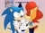 Size: 1398x1022 | Tagged: safe, artist:risziarts, sally acorn, sonic the hedgehog, chipmunk, hedgehog, duo, female, kiss, kiss on cheek, male, sally x sonic, shipping, straight