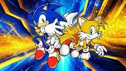 Size: 1192x670 | Tagged: safe, artist:soniclover82, miles "tails" prower, sonic the hedgehog, duo, wallpaper