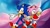 Size: 1920x1080 | Tagged: safe, artist:soniclover82, amy rose, sonic the hedgehog, hedgehog, 2024, abstract background, amy x sonic, duo, female, male, shipping, straight, wallpaper