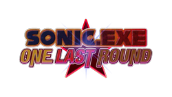 Size: 1920x1080 | Tagged: safe, artist:thiccyosh, 2022, logo, no characters, simple background, solo, sonic.exe: one last round, star (symbol), text, transparent background
