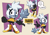 Size: 3508x2480 | Tagged: safe, artist:akarisandraws, tangle the lemur, 2024, black gloves, classic tangle, dialogue, english text, gloves, leggings, looking at viewer, looking offscreen, shirt, shoes, smile, smiling at viewer, solo, speech bubble, standing, text, v sign, youtube link in description