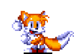 Size: 411x301 | Tagged: artist needed, safe, miles "tails" prower, fox, animated, classic tails, cute, dancing, gif, happy, infinite loop, male, meme, pixel art, pixelated, tailabetes